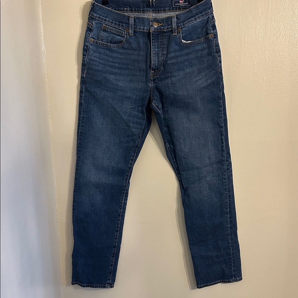 Vineyard Vines Dark Blue Straight Jeans 30x30